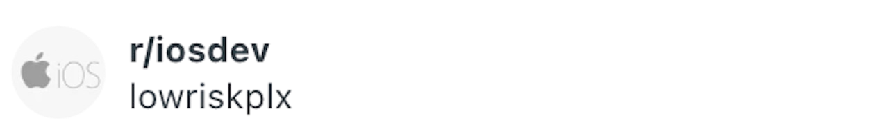 Reddit post